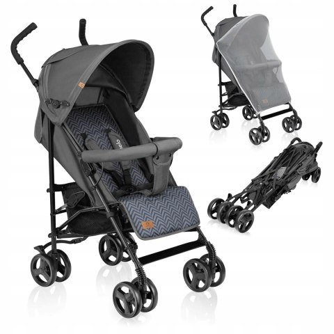 Wózek spacerowy LIONELO Elia 0-15 kg Graphite