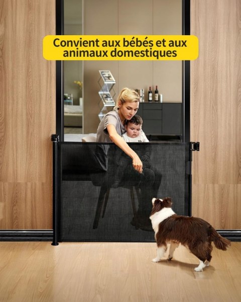 Bramka Zabezpieczająca drzwi Zwijana Chowana 0-140 cm