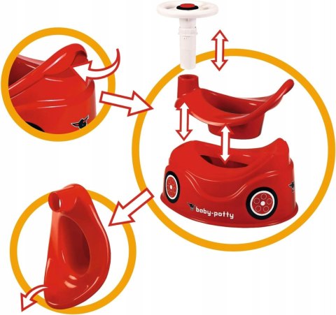 Nocnik z kierownicą Big Baby Potty