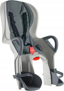 OKBABY 10+ Fotelik rowerowy tylny dla dzieci do 22 kg szary