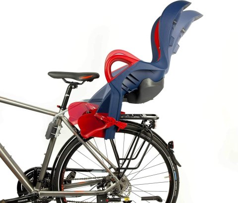 OKBABY 10+ Fotelik rowerowy tylny dla dzieci do 22 kg szary