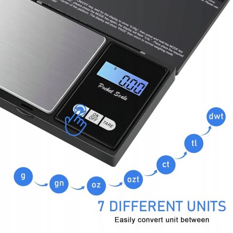 Cyfrowa Waga Kieszonkowa Precyzyjna Mini