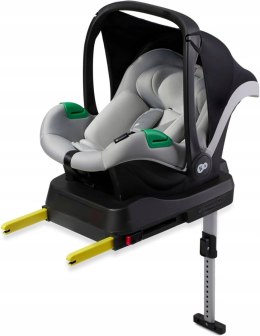 Fotelik samochodowy Mink Pro i-Size 40-75 cm Kinderkraft baza ISOFIX szary