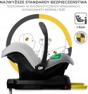 Fotelik samochodowy Mink Pro i-Size 40-75 cm Kinderkraft baza ISOFIX szary