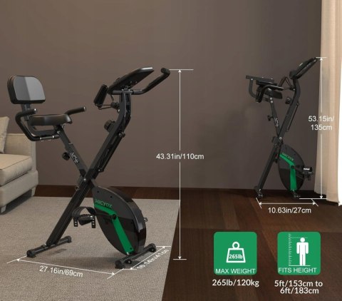 Micyox MX600 Składany rower treningowy