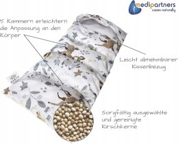 TERMOFOR Poduszka Z Pestkami Wiśni 20x60 cm