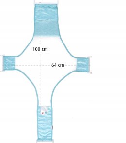 Wkładka Leżaczek Siatka Regulowana do wanienki niemowląt Reer