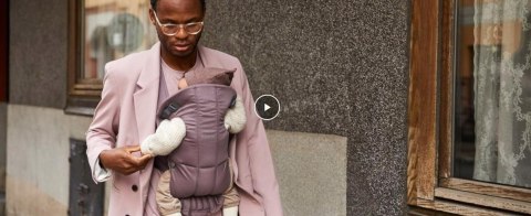 BABYBJORN MINI 3D Jersey nosidełko od narodzin max 11kg