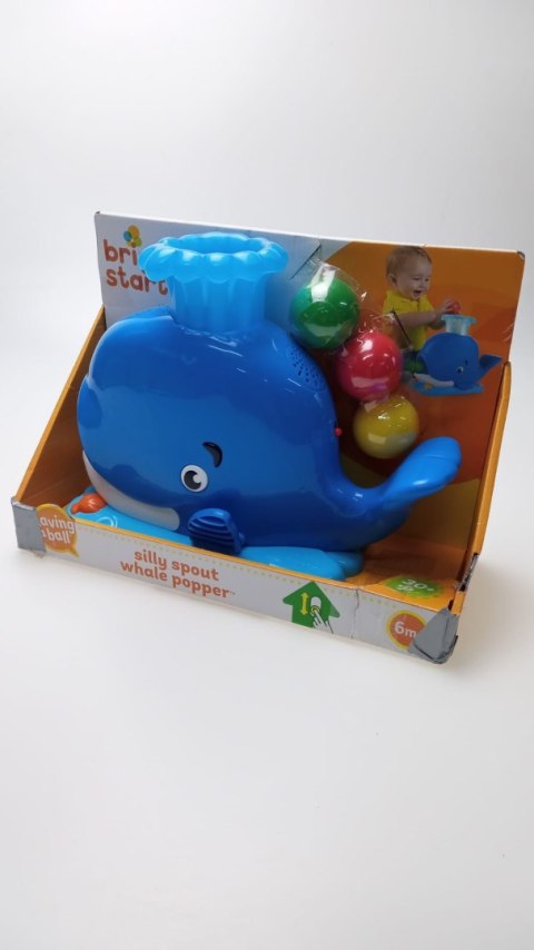 Bright Starts Wieloryb Wyrzutnia piłeczek Zabawka