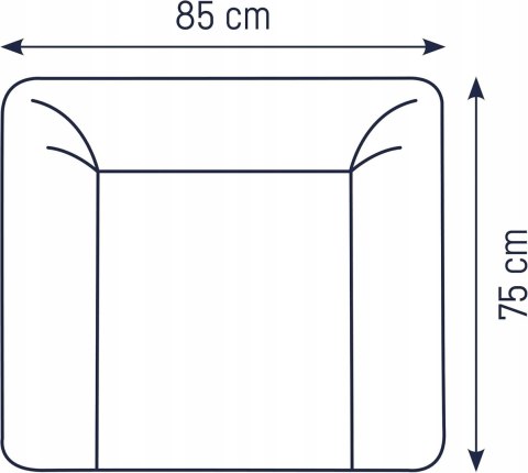 Julius Zollner Mata Przewijak 75 x 85 cm