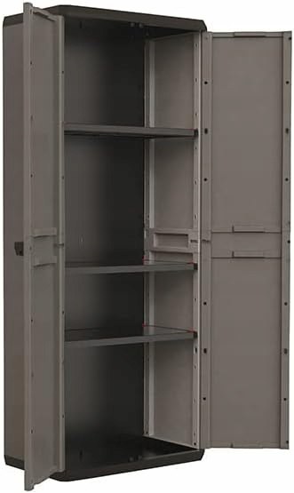 Keter Plus Szafa do Przechowywania Szary 68 x 39 x 166 cm