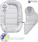 Kokon niemowlęcy Medi Partners bawełna 5 elementów