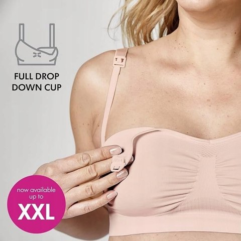 MEDELA Biustonosz ciążowy do karmienia bezszwowy XL