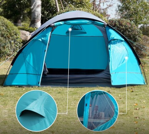 Namiot 3-4 osobowy, wodoszczelny, 4000 mm