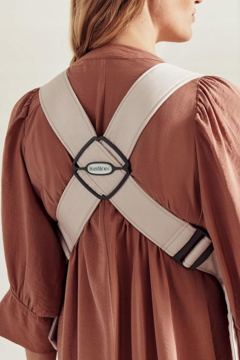 Nosidełko BABYBJORN MINI 3D Jersey, Jasny beż