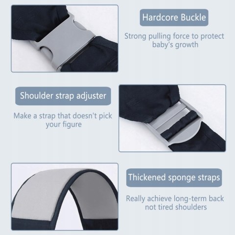 Nosidełko regulowane do noszenia dzieci oddychające siatka 3D