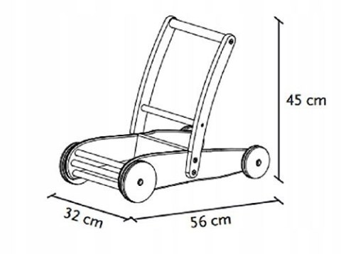 Pinolino Uli Chodzik Pchacz Nauka chodzenia DREWNO