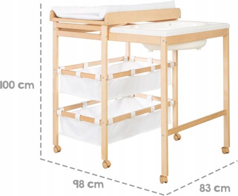 ROBA Regał z wanienką Baby Pool Rozsuwany