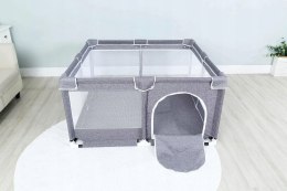 Star Ibaby Kojec do zabawy dla maluchów 120x120 cm szary