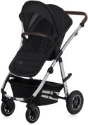 WÓZEK 3w1 GONDOLA SPACERÓWKA FOTELIK LIONELO LO-AMBER 3IN1 BLACK SILVER