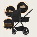 Wózek wielofunkcyjny spacerówka gondola LIONELO LO-MERIL 3IN1 BLACK ONYX