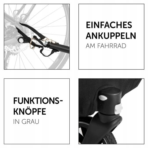 Hauck Przyczepa rowerowa 2w1 Buggy DRYK DUO grey