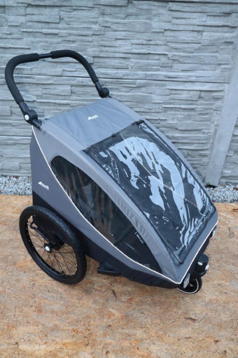 Hauck Przyczepa rowerowa 2w1 Buggy DRYK DUO grey
