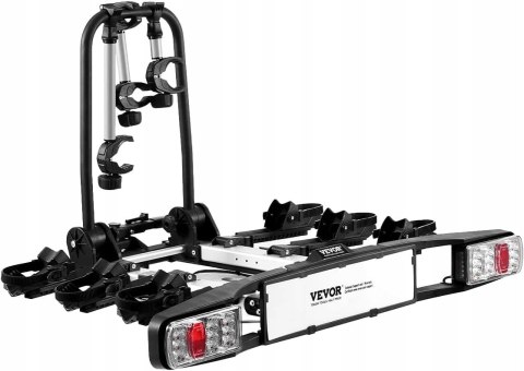 Składany Bagażnik Rowerowy VEVOR na 3 rowery | 65 kg