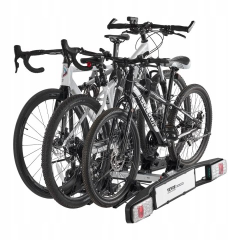 Składany Bagażnik Rowerowy VEVOR na 3 rowery | 65 kg