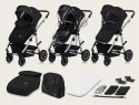 WÓZEK 3w1 GONDOLA SPACERÓWKA FOTELIK LIONELO LO-AMBER 3IN1 BLACK SILVER