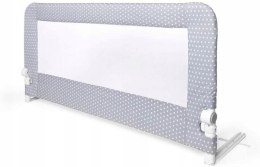 Barierka do łóżka Interbaby składana 150 cm szara