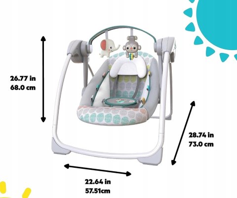 Bujaczek Hybrydowy BRIGHT STARTS Słoń i Małpa