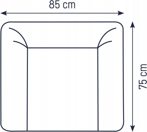 Julius Zollner przewijak miękki 75x85cm