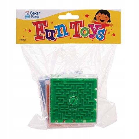 3D łamigłówka Labirynt gra zręcznościowa Baker Ross 4szt.