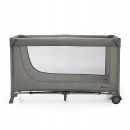Kinderkraft JOY 2 Łóżeczko turystyczne kojec dwupoziomowe składne Szary