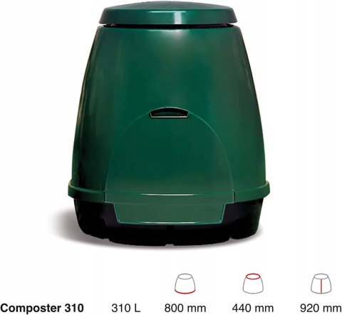 Kompostownik Komorowy Mattiussi 310 l