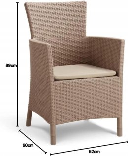 Krzesło Ogrodowe Keter brązowy