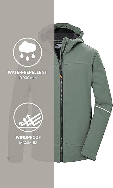 Kurtka dziecięca outdoorowa KILLTEC z kapturem KOS BYS JCKT 152