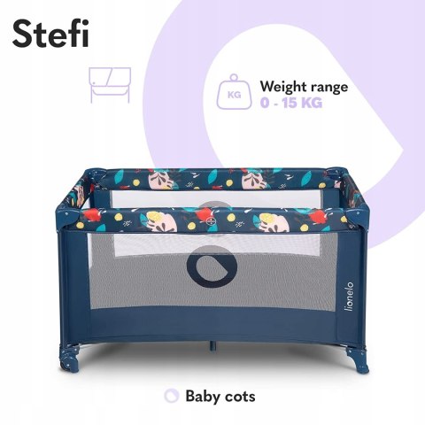 LIONELO Stefi Łóżeczko turystyczne Kojec 120x60 cm