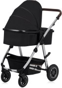 WÓZEK 3w1 GONDOLA SPACERÓWKA FOTELIK LIONELO LO-AMBER 3IN1 BLACK SILVER