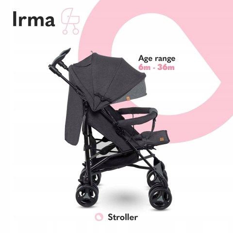Wózek spacerowy Lionelo Irma czarny