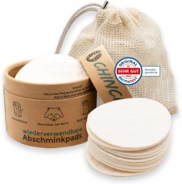 Chinchilla Płatki kosmetyczne wielorazowe 10 szt. puszka + siatka