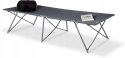 Łóżko Polowe Kempingowe Relaxdays 215 cm x 80 cm szary