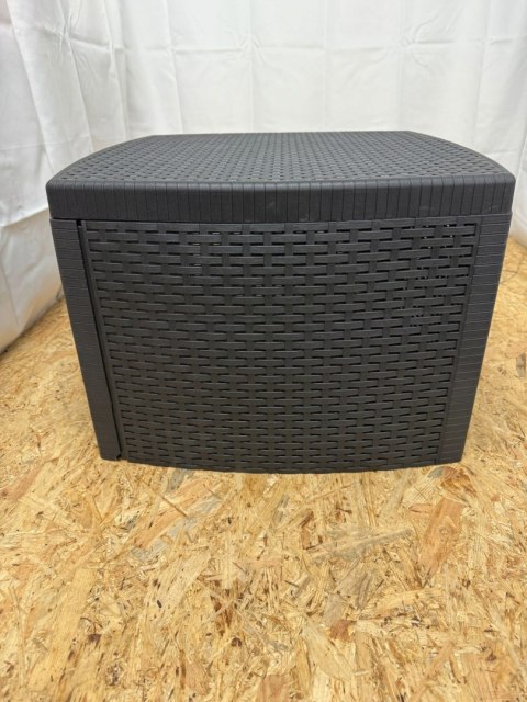 Zestaw mebli ogrodowych tworzywo sztuczne Decor4you szary 3 el.