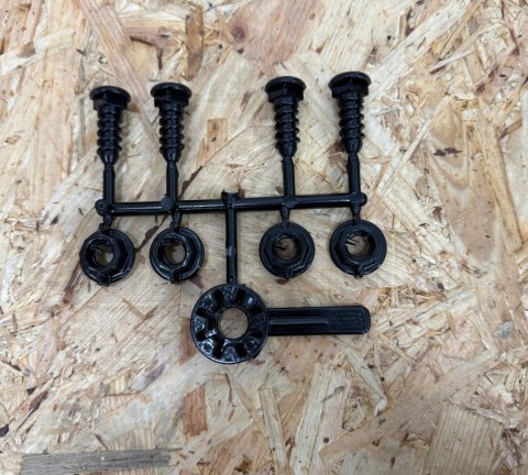 Zestaw mebli ogrodowych tworzywo sztuczne Decor4you szary 3 el.