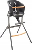 BEABA krzesło Up&Down, ergonomiczne regulowane ciemnoszare