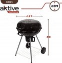 Grill Węglowy na Kólkach Aktive Aluminium Metal