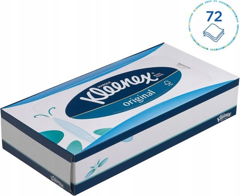 Kleenex chusteczki kosmetyczne, 12 opakowań x 72 sztuki