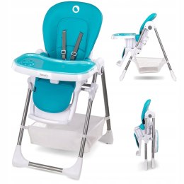 Krzesełko do karmienia Lionelo Linn Plus Turquoise