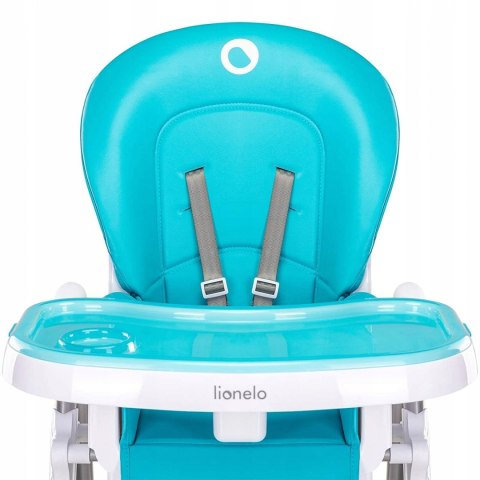 Krzesełko do karmienia Lionelo Linn Plus Turquoise